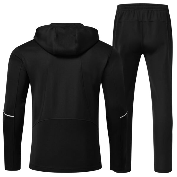 BGOWATU Men's Tracksuits Set Full Zip Jacket Hoodie Sweatsuit Running Sport Pants Outfits for Men with Zipper Pockets
