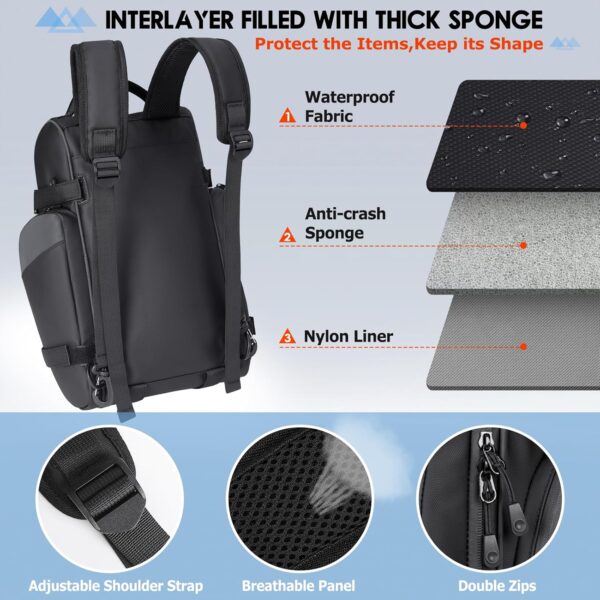 RAINSMORE Bike Bags for Bicycle Rear Rack 15L Waterproof Bike Ebike Trunk Pannier Saddle Bag with Rain Cover Bike Accessories Backpack Shoulder Bag for Commuter Travel Outdoor,...